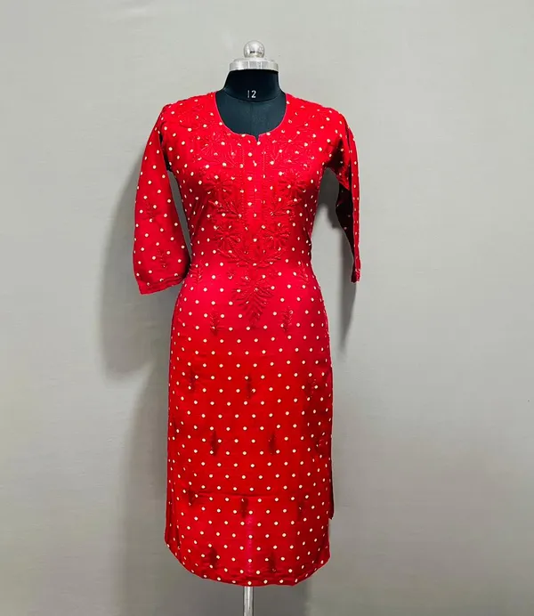 Red_Chanderi_Kurti