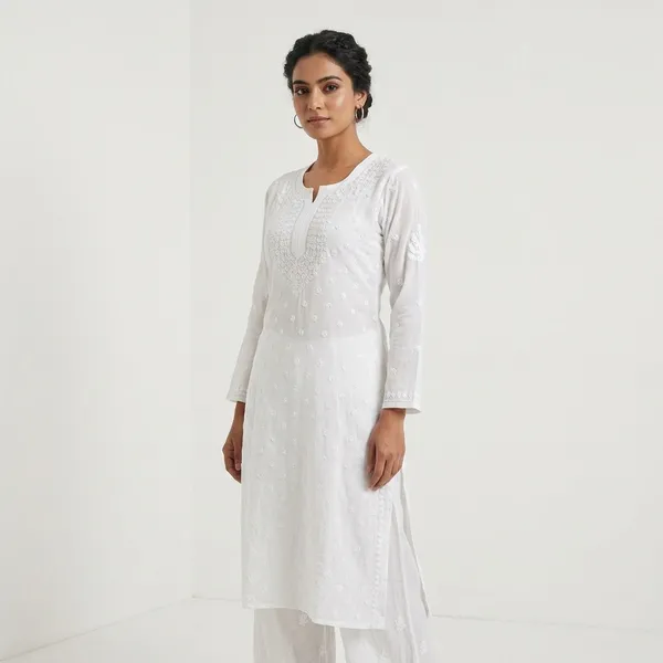 White_Viscose_Kurta_Palazzo_Set