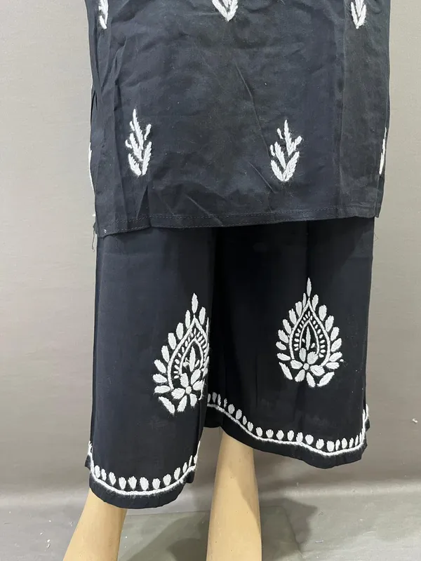 Black_Modal_Kurta_With_Palazzo_Set