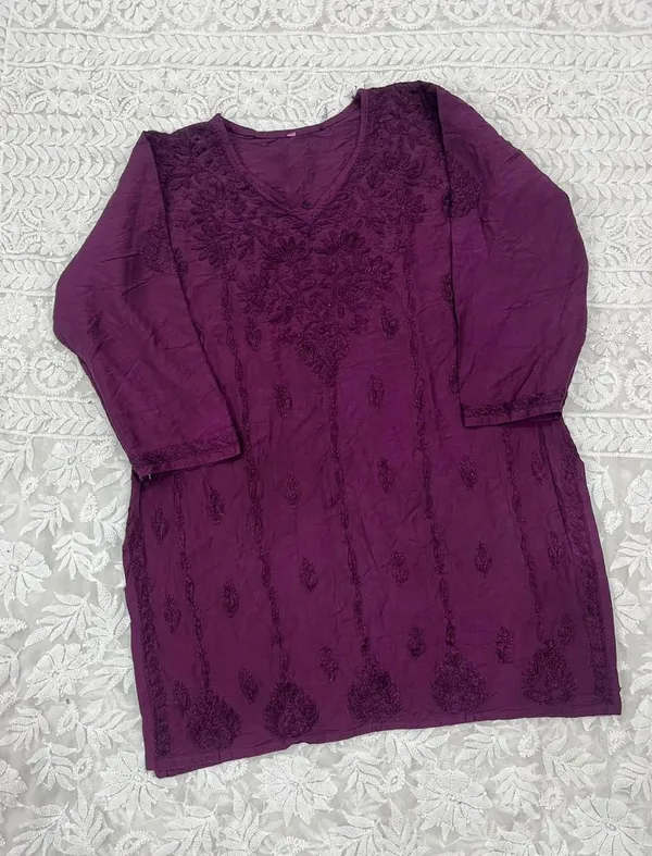 Purple_Cotton_Embroidered_Kurta