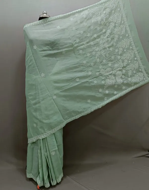 Mint_Green_Cotton_Saree