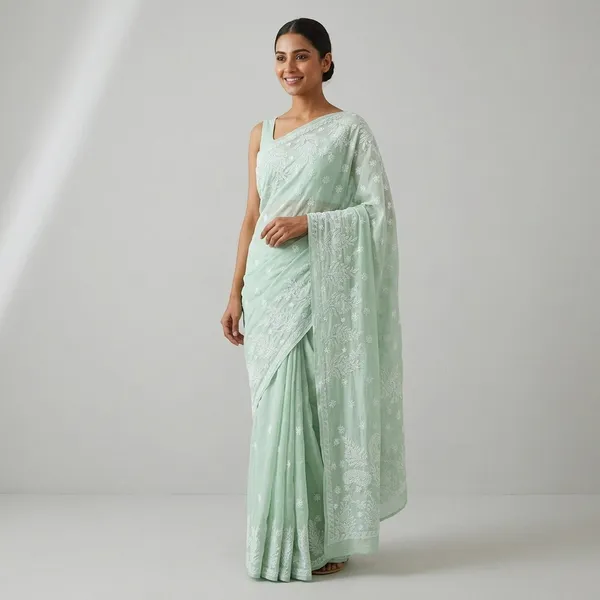 Mint_Green_Cotton_Saree