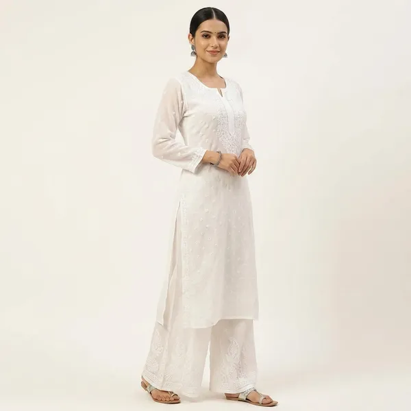 White_Cotton_Embroidered_Kurta_Sharara_Set