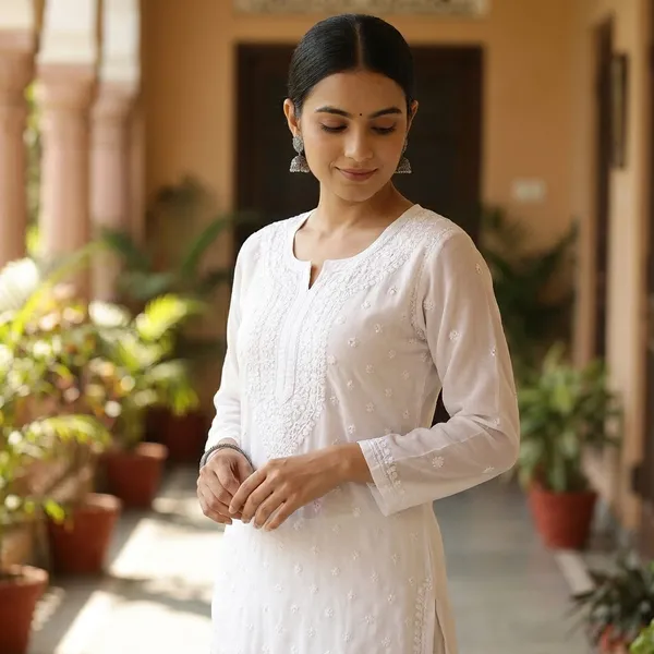 White_Cotton_Embroidered_Kurta_Sharara_Set
