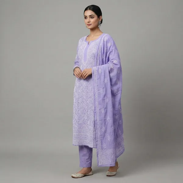 Lavender__Cotton_Chikankari_Embroidered_Fabric_Unstitched_Suit