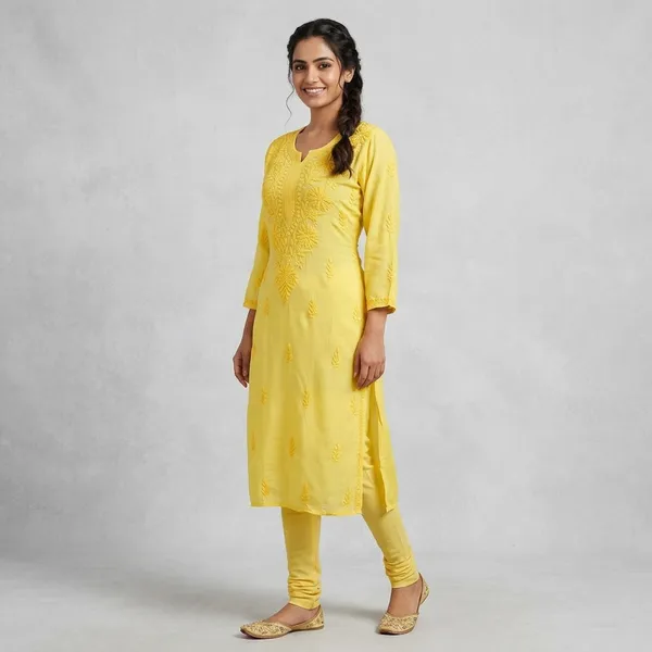 Yellow_Muslin_Kurti