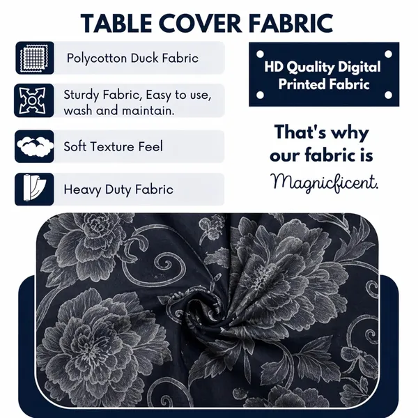 Polycotton_Printed_Floral_Dining_Table_Cover_With_6_Chair_Covers_Blue