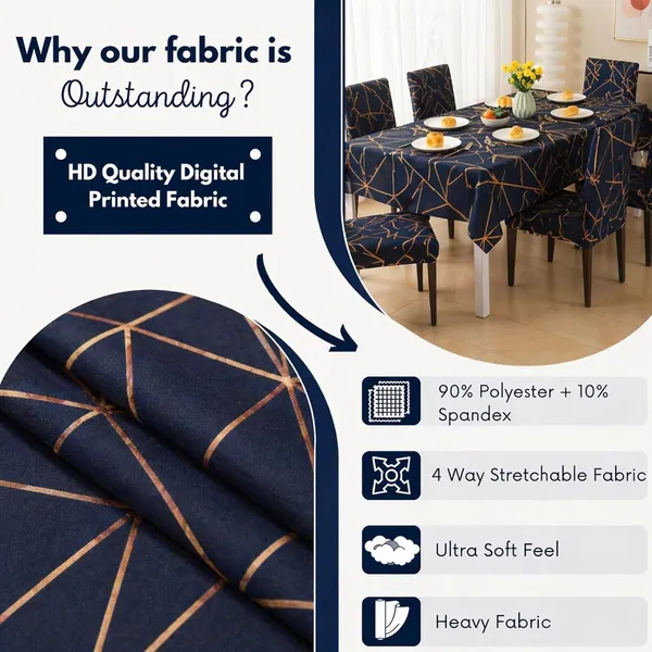 Polycotton_Dining_Black_Triangle_6_Seater_Table_Cover_With_Chair_Covers