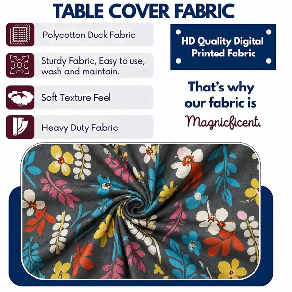 Polycotton_Dining_Multicolor_Floral_6_Seater_Table_Cover_With_Chair_Covers