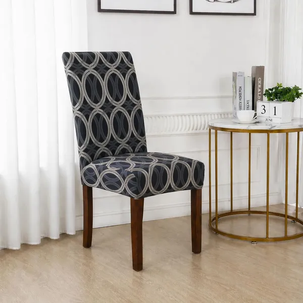 Polycotton_Dining_Blue_Circle_Print_Table_Cover_With_6_Chair_Covers