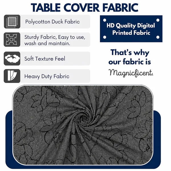 Polycotton_Printed_Butterfly_Dining_Table_Cover_With_6_Chair_Covers_Grey