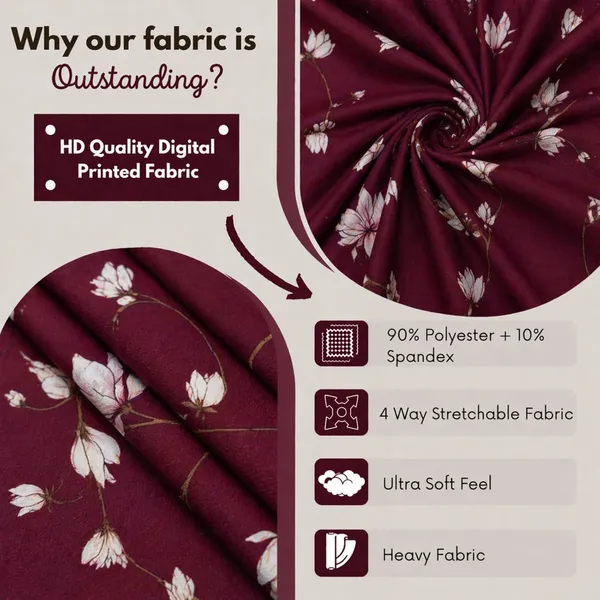 Polycotton_Printed_Floral_Dining_Table_Cover_With_6_Chair_Covers_Maroon