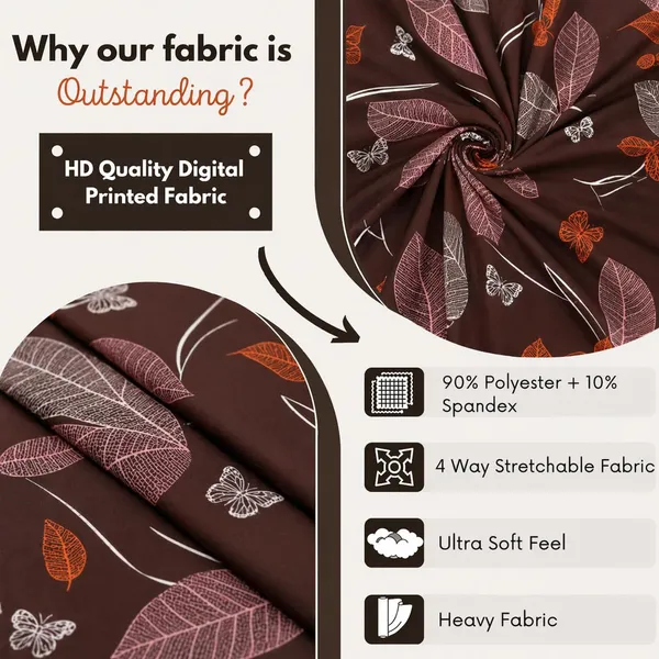 Polycotton_Elastic_Dining_Brown_Leaf_6_Seater_Table_Cover_With_Chair_Covers