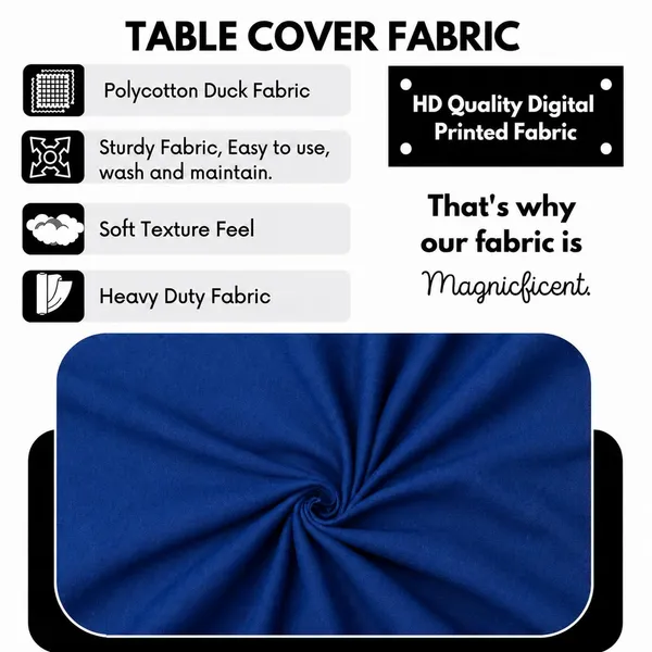 Polycotton_Elastic_Blue_Plain_6_Seater_Table_Cover_With_Chair_Covers