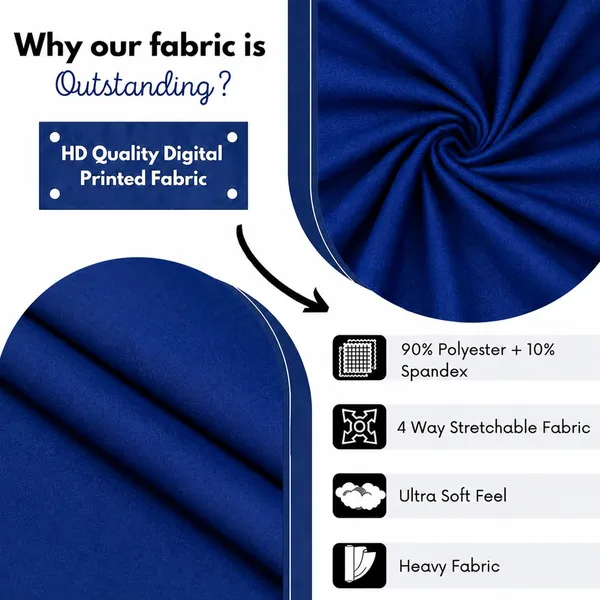 Polycotton_Elastic_Blue_Plain_6_Seater_Table_Cover_With_Chair_Covers