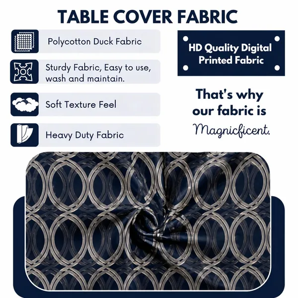 Polycotton_Elastic_Dining_Blue_Circle_Print_Table_Cover_With_6_Chair_Covers