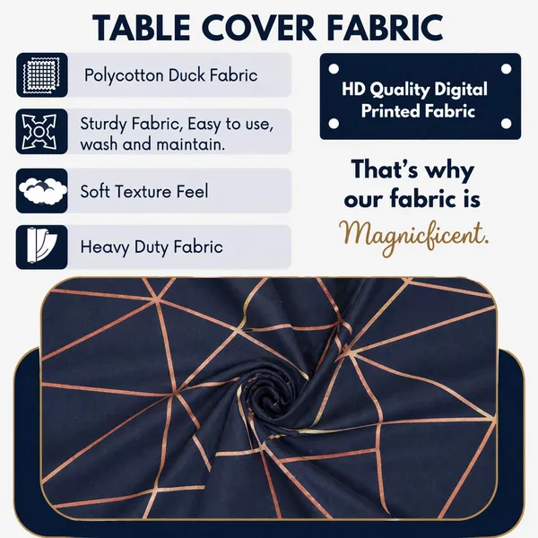 Polycotton_Elastic_Dining_Blue_Triangle_Print_Table_Cover_With_6_Chair_Covers