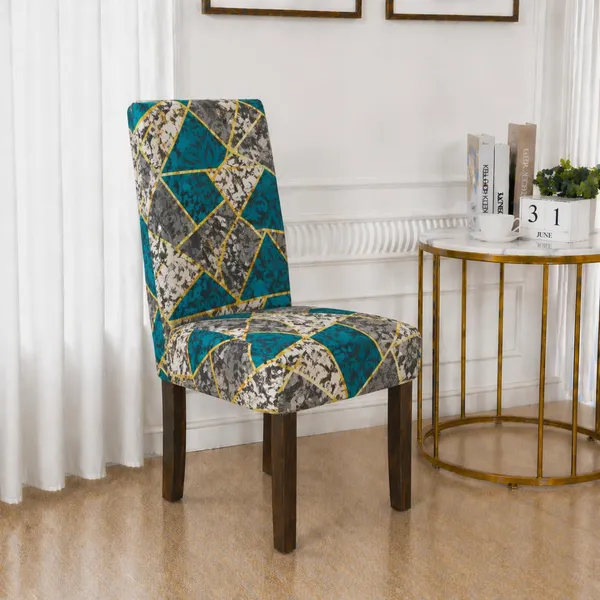 Polycotton_Elastic_Dining_Green_Prism_6_Seater_Table_Cover_With_Chair_Covers