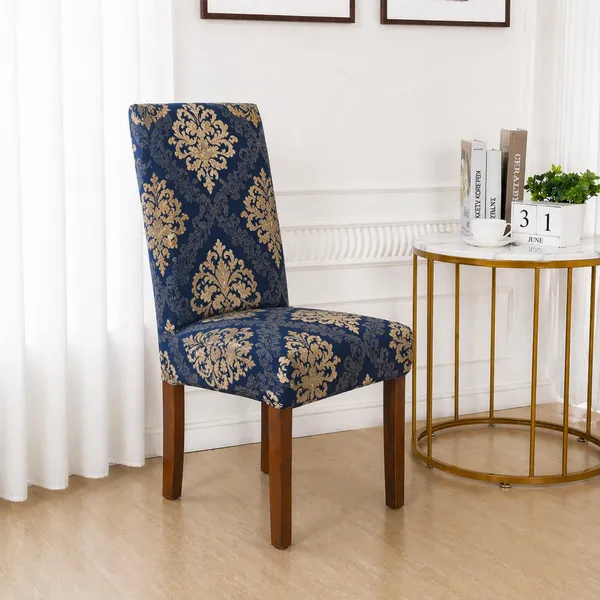 Polycotton_Elastic_Dining_Blue_Damask_6_Seater_Table_Cover_With_Chair_Covers
