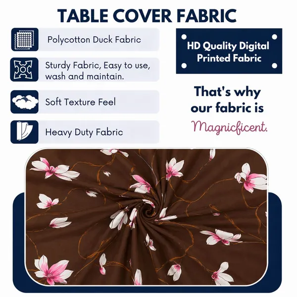 Polycotton_Elastic_Floral_6_Seater_Dining_Table_Cover_With_Chair_Covers_Coffee