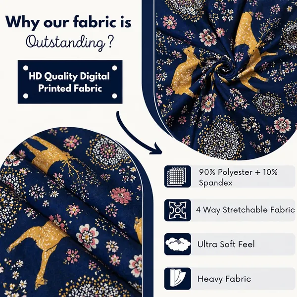 Polycotton_Elastic_Dining_Deer_Print_Table_Cover_With_6_Chair_Covers