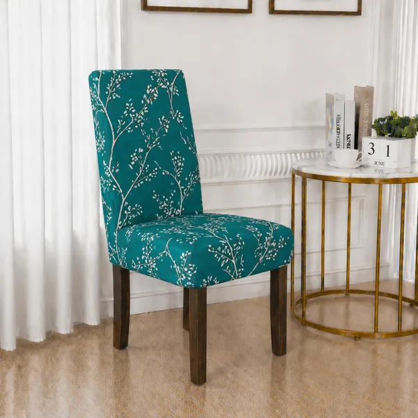 Polycotton_Elastic_Green_Tree_Print_6_Seater_Table_Cover_With_Chair_Covers