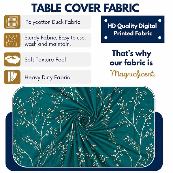 Polycotton_Elastic_Green_Tree_Print_6_Seater_Table_Cover_With_Chair_Covers