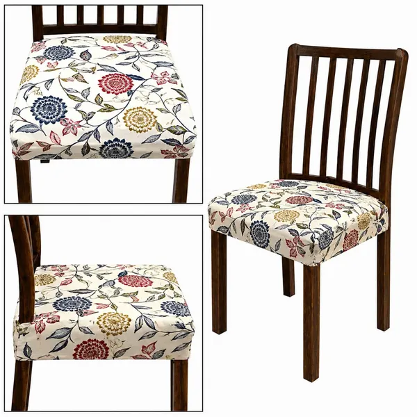 Polycotton_Stretchable_Cream_Flower_Print_Dining_Chair_Covers_Set_Of_4