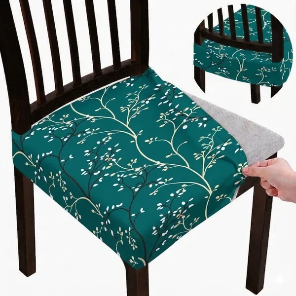 Polycotton_Stretchable_Green_Tree_Print_Dining_Chair_Covers_Set_Of_4