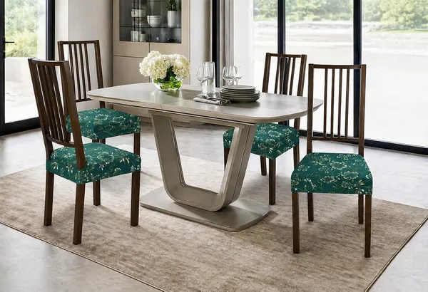 Polycotton_Stretchable_Green_Tree_Print_Dining_Chair_Covers_Set_Of_4