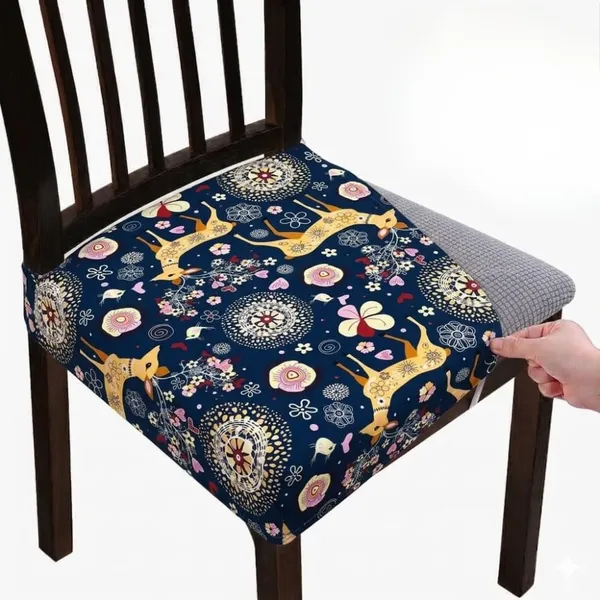 Polycotton_Stretchable_Deer_Print_Dining_Chair_Covers_Set_Of_4