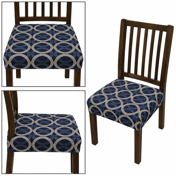 Polycotton_Stretchable_Blue_Circle_Print_Dining_Chair_Covers