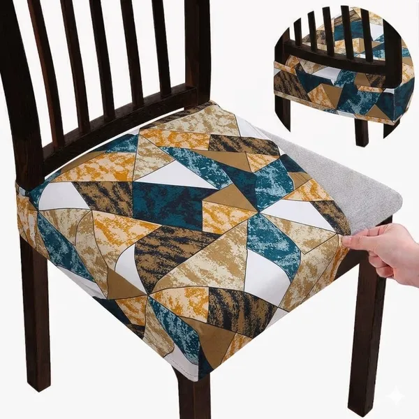 Polycotton_Stretchable_Prism_Print_Dining_Chair_Covers_Set_Of_4