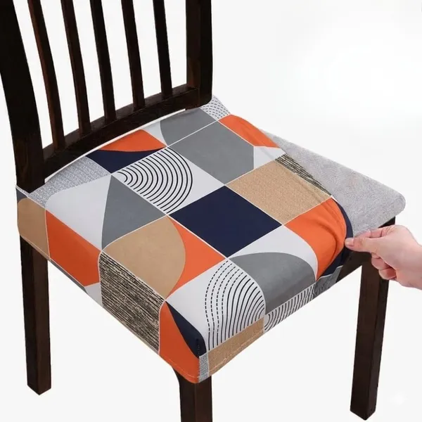 Polycotton_Stretchable_Multicolor_Box_Print_Dining_Chair_Covers_Set_Of_4