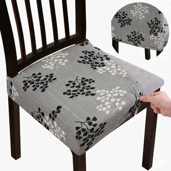 Polycotton_Stretchable_Sky_Leaf_Print_Dining_Chair_Covers_Set_Of_4