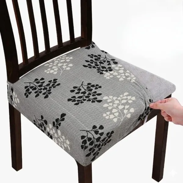 Polycotton_Stretchable_Sky_Leaf_Print_Dining_Chair_Covers_Set_Of_4
