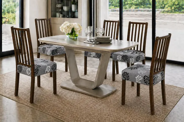 Polycotton_Stretchable_Sky_Leaf_Print_Dining_Chair_Covers_Set_Of_4