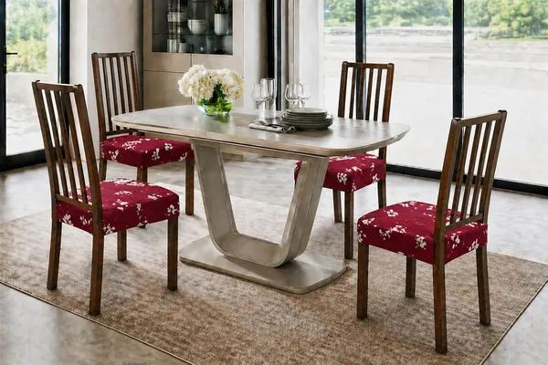 Polycotton_Stretchable_Maroon_Floral_Print_Dining_Chair_Covers