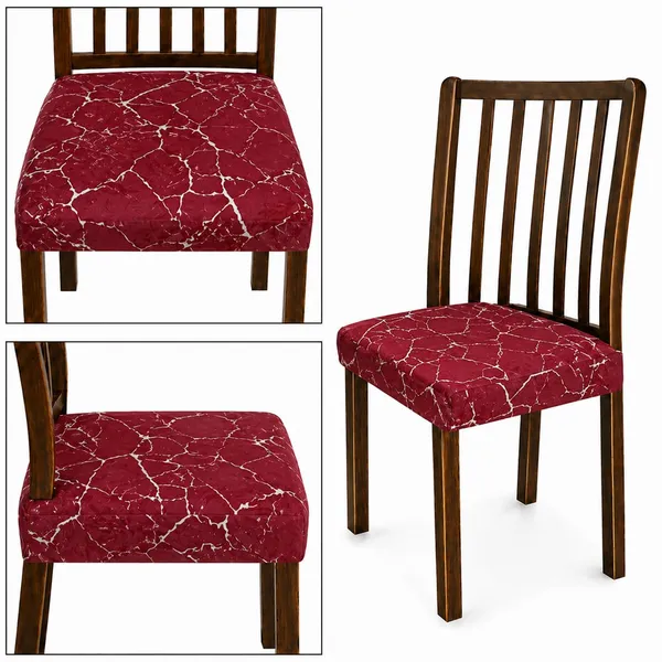 Polycotton_Stretchable_Red_Lines_Print_Dining_Chair_Covers_Set_Of_4