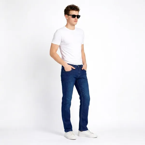Dark_Blue_Cotton_Blend_Straight_Fit_Jeans_For_Men
