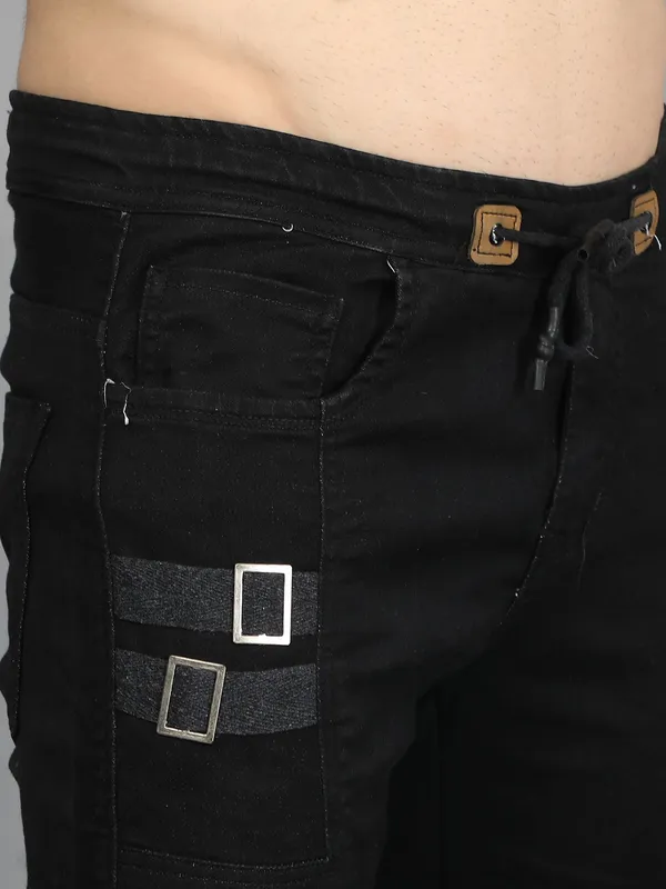 Black_Cotton_Lycra_Cargos_For_Men