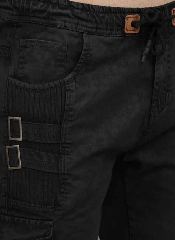 Black_Cotton_Blend_Jogger_Fit_Multi-Pocket_Cargos_For_Men