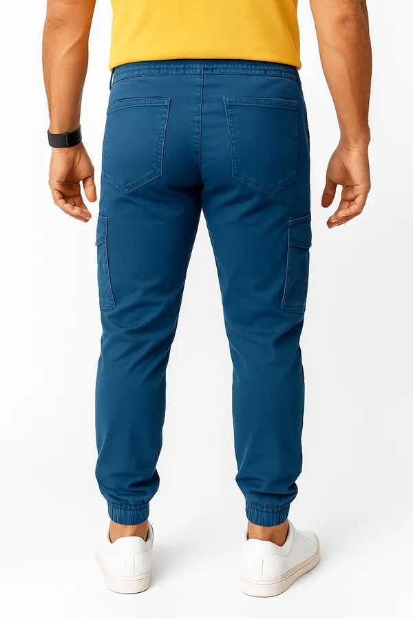 Blue_Cotton_Blend_Cargo_Pants_For_Men