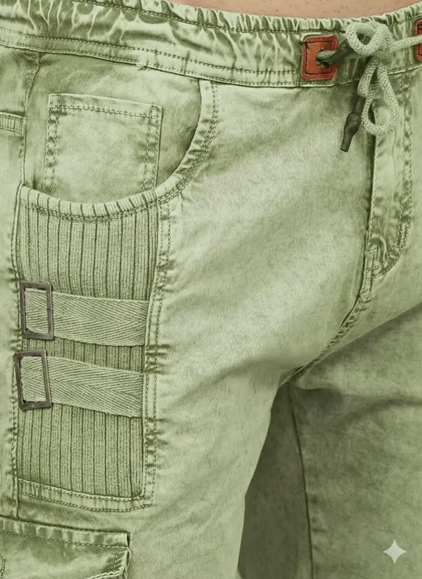 Green_Cotton_Blend_Jogger_Fit_Cargos_For_Men