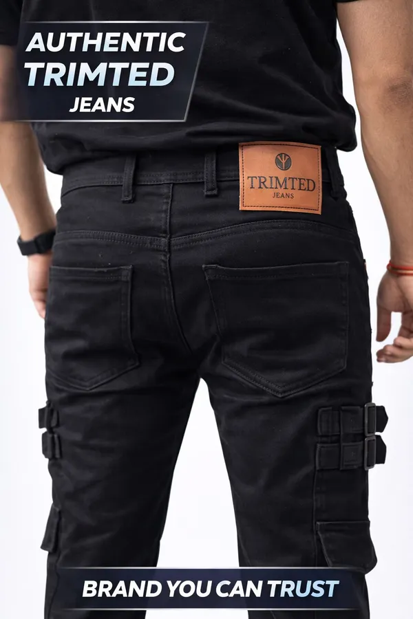 Black_Cotton_Blend_Slim_Fit_Cargos_For_Men