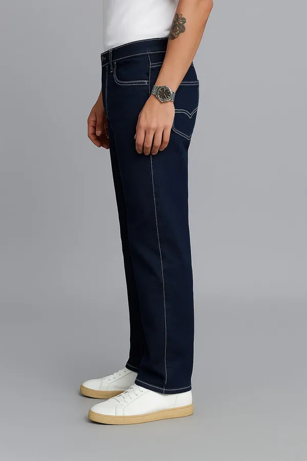 Dark_Blue_Cotton_Blend_Straight_Fit_Jeans_For_Men
