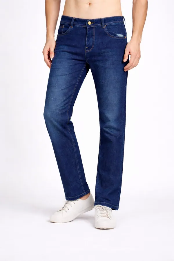 Dark_Blue_Cotton_Blend_Straight_Fit_Jeans_For_Men