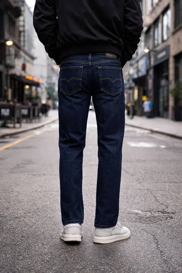 Dark_Blue_Cotton_Blend_Straight_Fit_Jeans_For_Men
