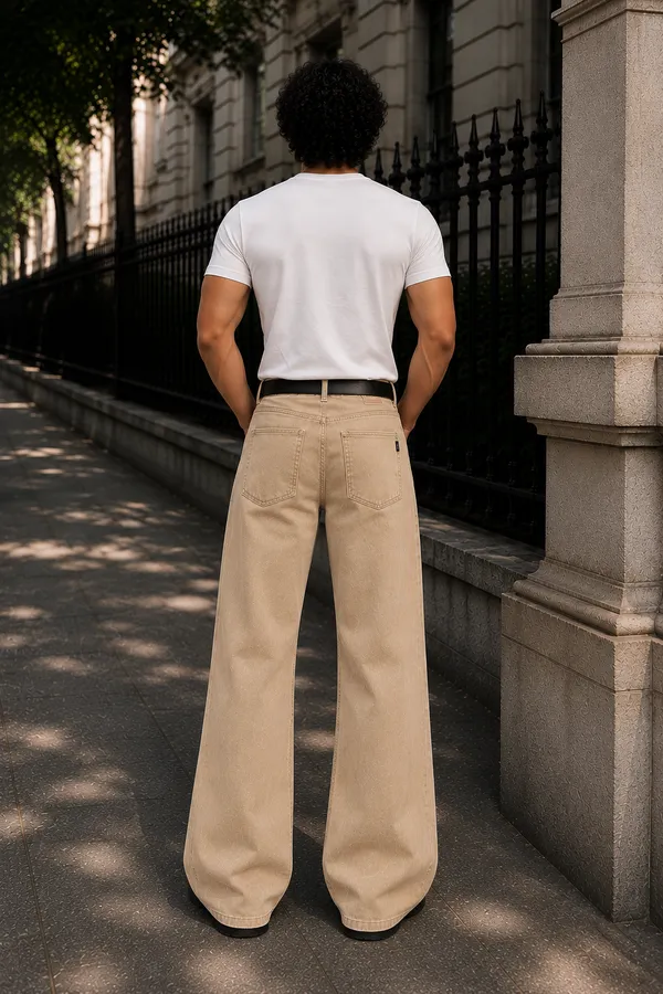 TRIMTED_Sandstone_Bootcut_Jeans