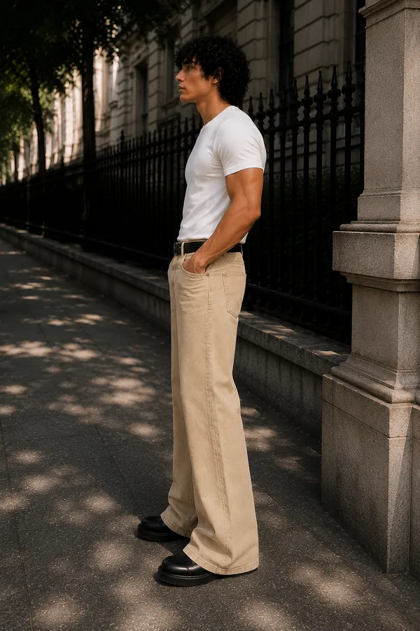 TRIMTED_Sandstone_Bootcut_Jeans